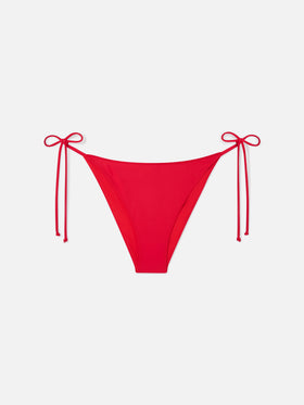 Braguita de bikini clásica roja Virgo 