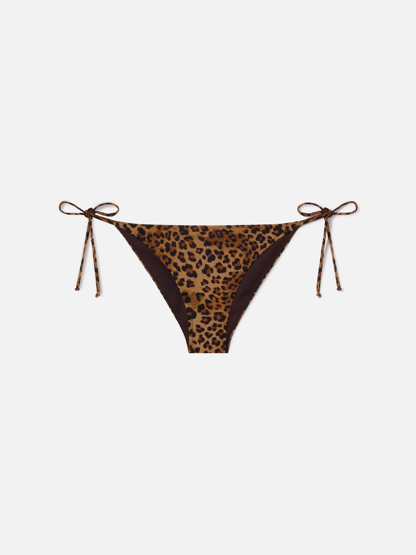 Virgo classic swim briefs with leopard print