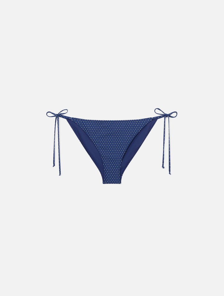 Slip mare Virgo classico con stampa a micro pois
