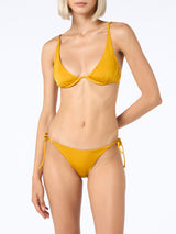 Bikini a triangolo con ferretto giallo ocra da donna Winona Virgo