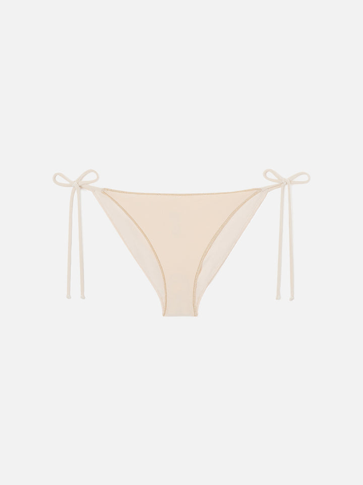 Slip mare Virgo classico in velluto oro