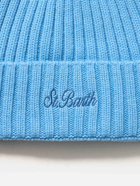 Cappello da uomo a coste in misto cashmere Wengen