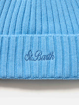 Man dusty cashmere blend ribbed hat Wengen