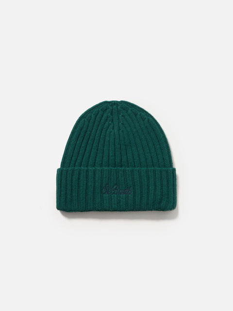 Man british green cashmere blend hat Wengen - MC2 Saint Barth