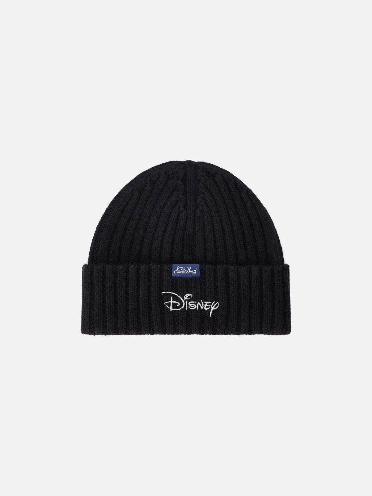 Gorro Wengen negro con bordado y parche Party Man | Special edition 