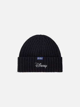 Gorro Wengen negro con bordado y parche Party Man | Special edition 
