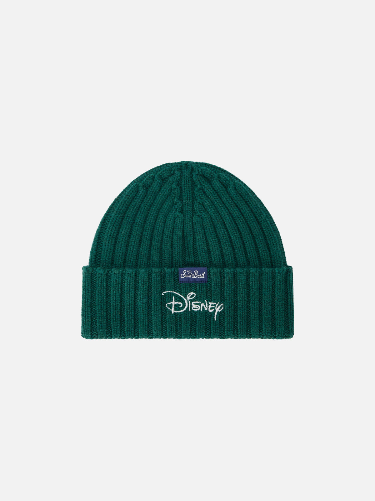 Grüne Wengen-Beanie mit Vado Dai Nonni-Stickerei | Special edition 
