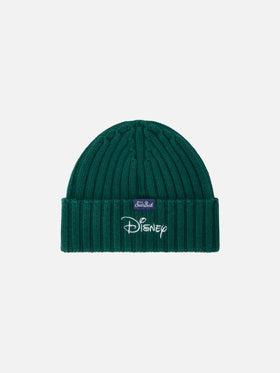 Grüne Wengen-Beanie mit Vado Dai Nonni-Stickerei | Special edition 