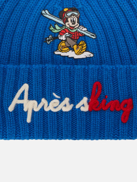 Blue Wengen beanie with Après Sking embroidery | Special edition