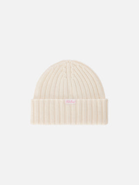Off-White-Wengen-Beanie mit Viziata-Stickerei 