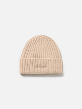 Man beige pure cashmere hat Wengen