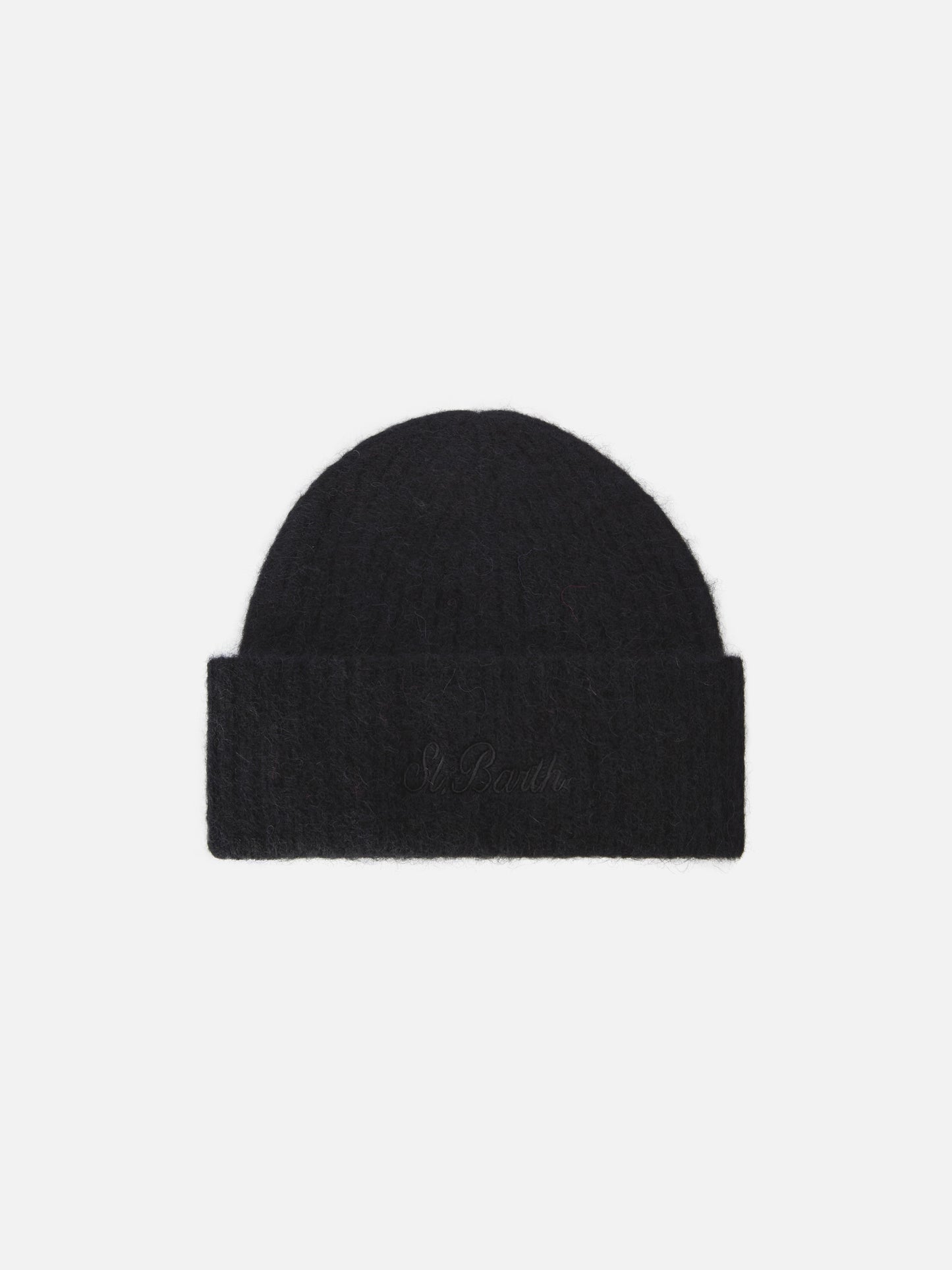 Cappello Wengen in alpaca stretch nero