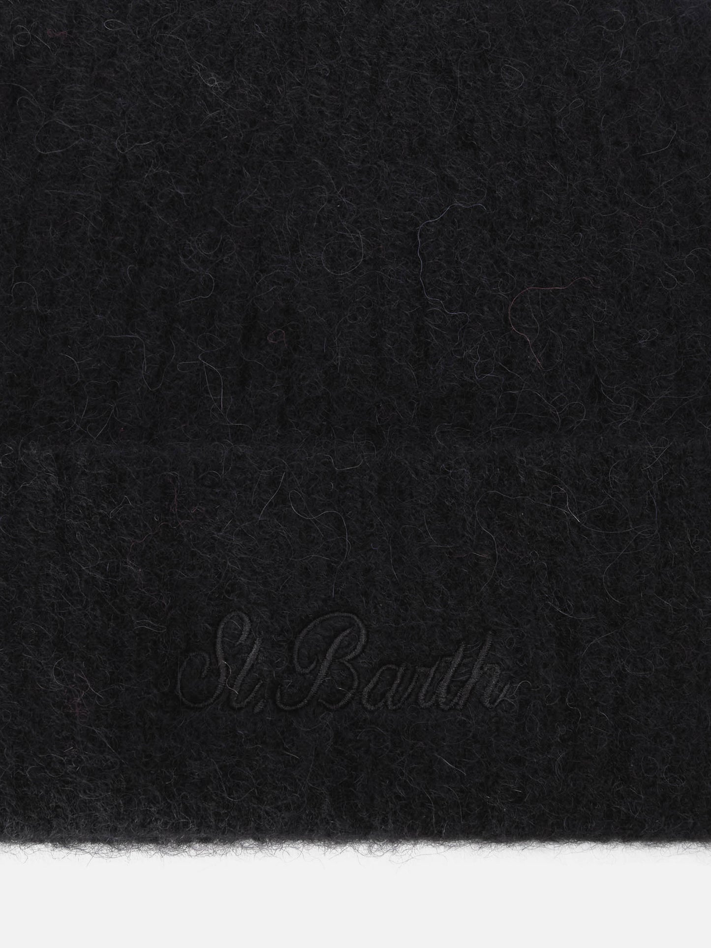 Cappello Wengen in alpaca stretch nero