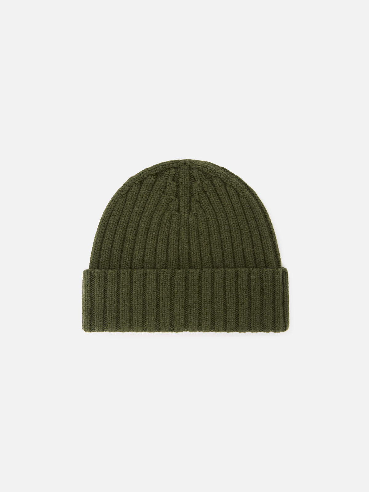 Bonnet Wengen en laine vert militaire avec logo brodé 