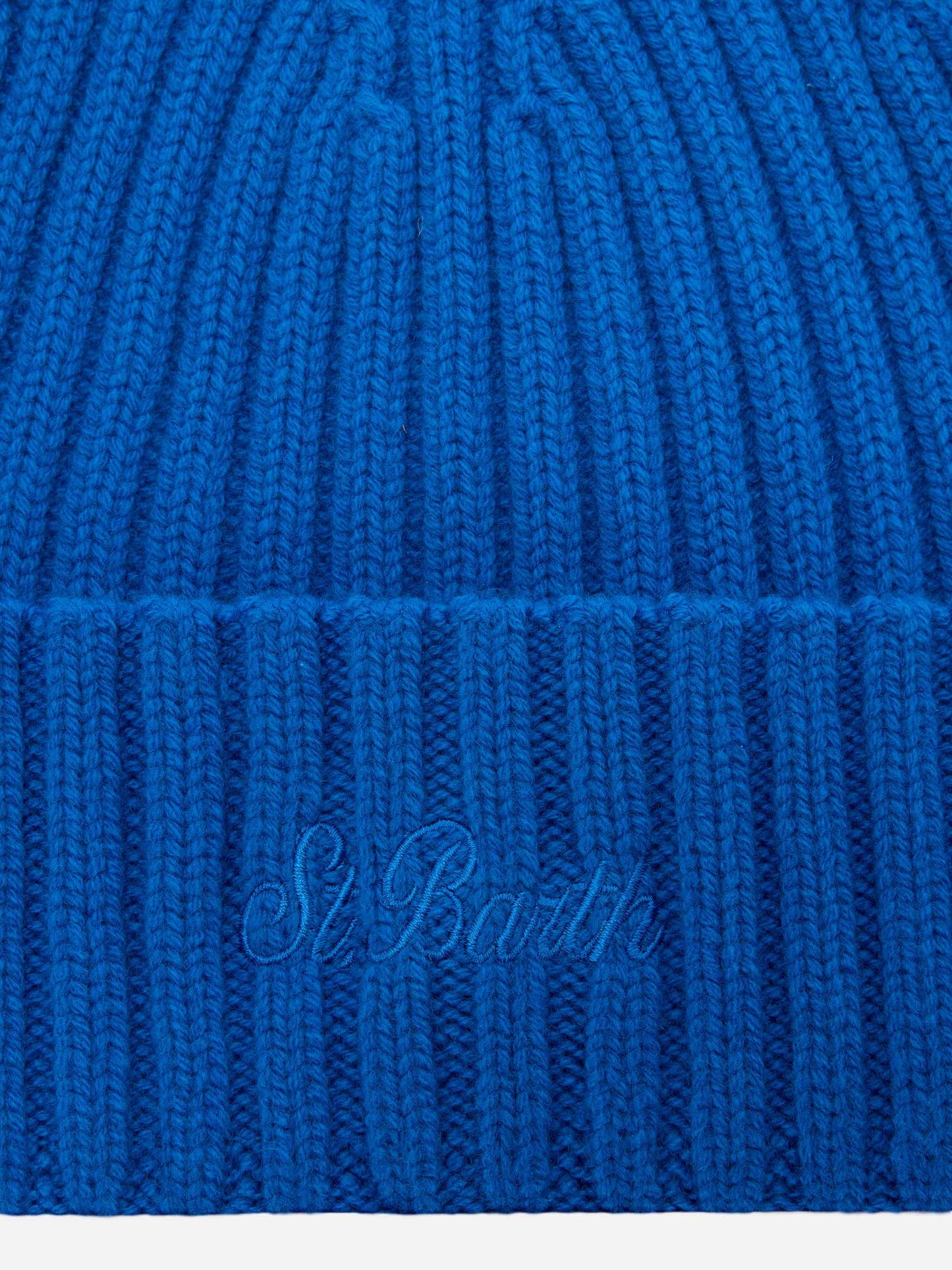 Berretto Wengen in 100% LANA bluette
