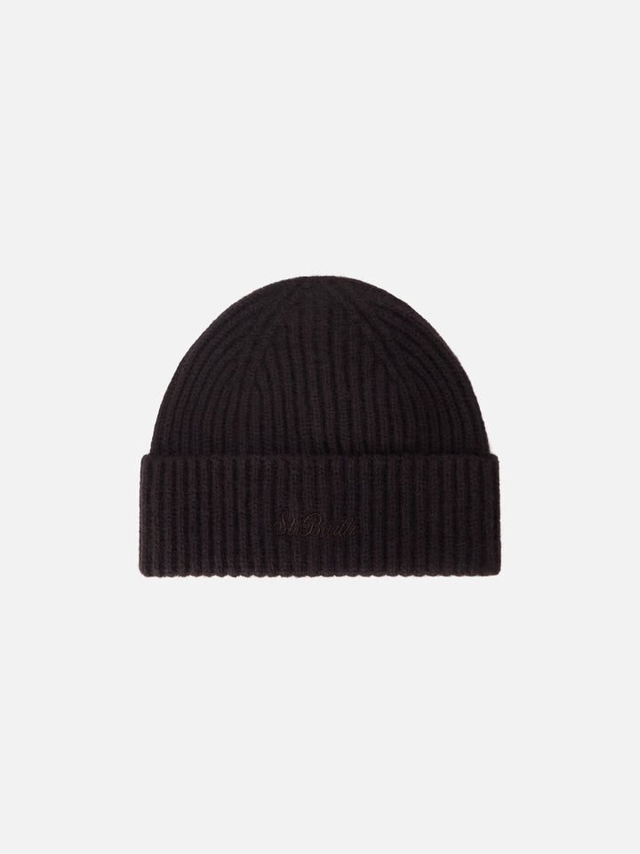 Brown Wengen cashmere beanie
