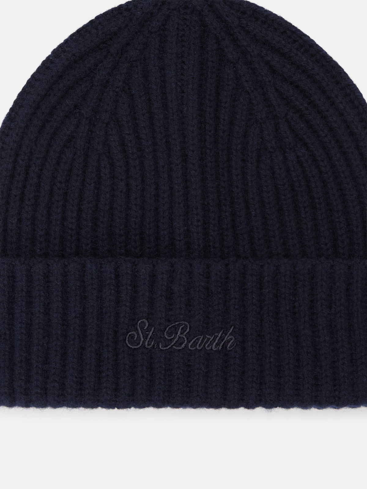 Bonnet en cachemire Wengen Navy blue 