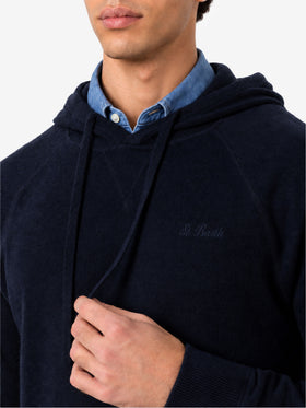 Sudadera con capucha y cremallera Mercer en verde con bordado del logotipo 