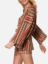 Navajo style knitted kimono