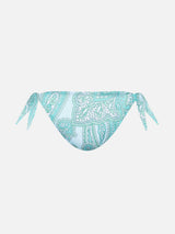 Woman paisley classic swim briefs Yali