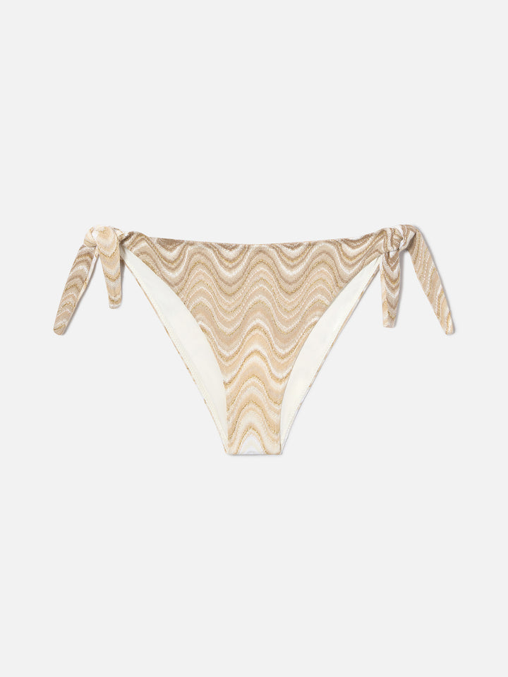 Leda Yali gold degradé raschel bikini