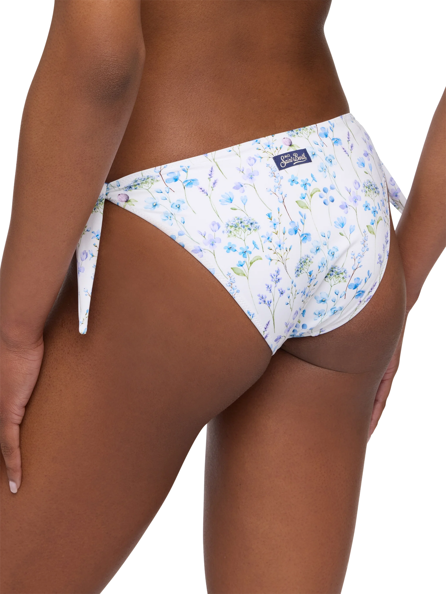 Yali classic swim briefs with floral print