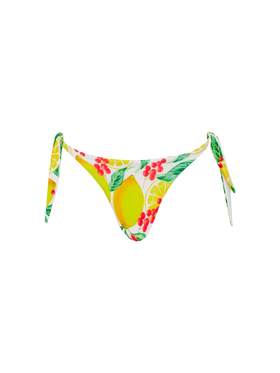 Yali slip mare classico con stampa limoni
