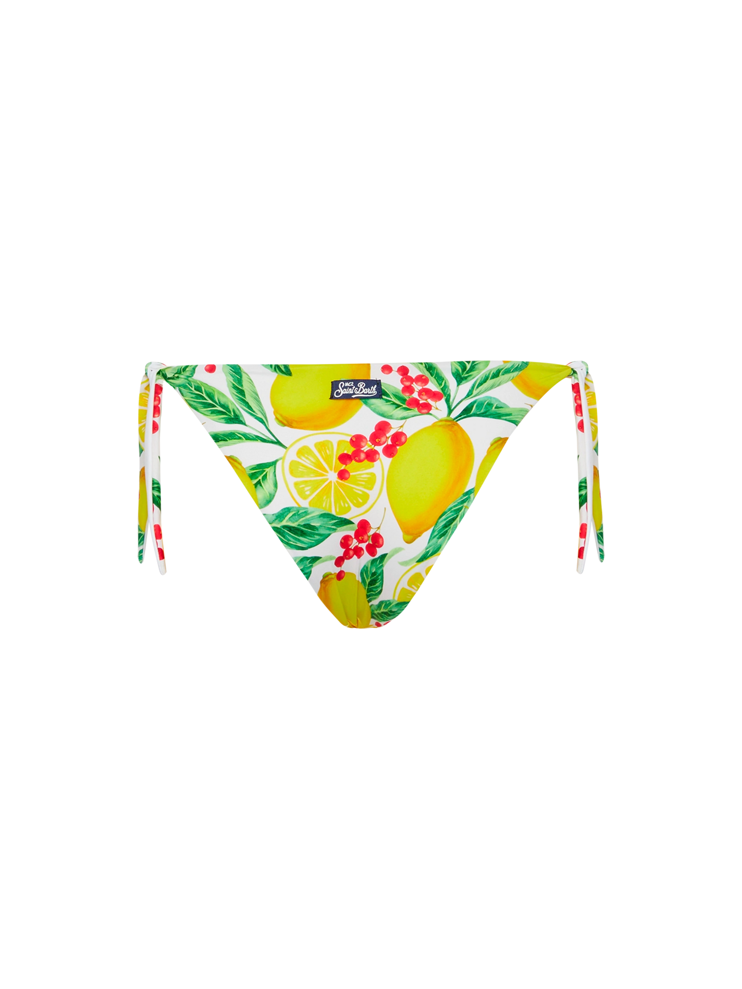 Yali slip mare classico con stampa limoni