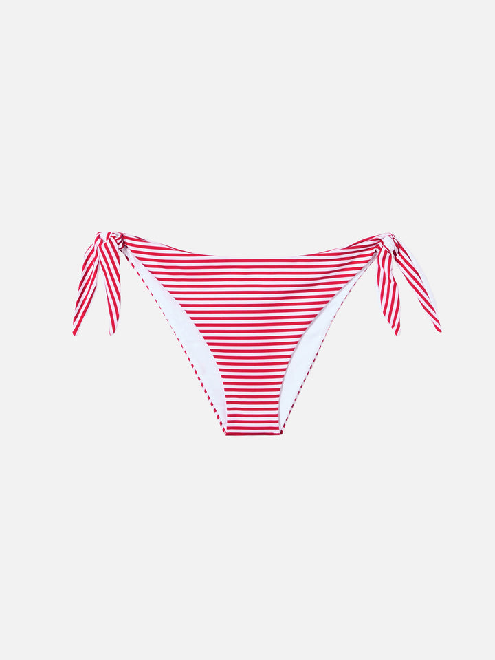 Wrap triangle bikini Layne Yali with striped print