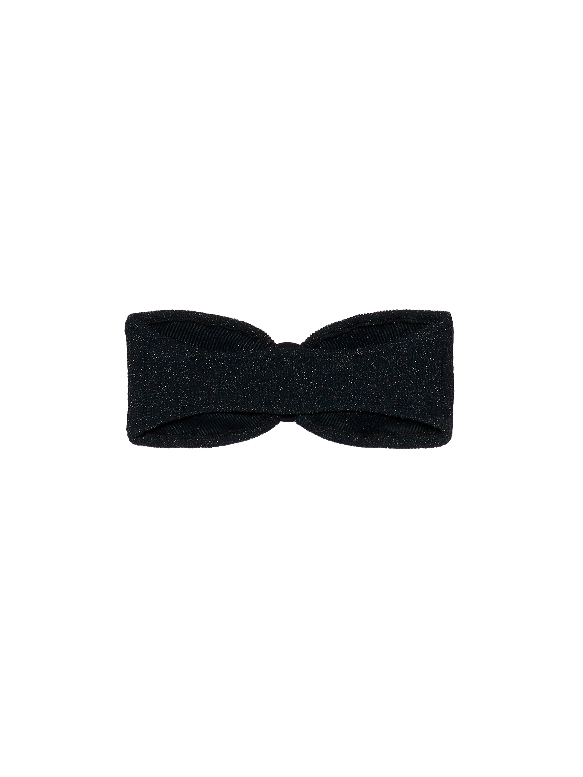 Yulia black lurex crinkle bandeau top - MC2 Saint Barth