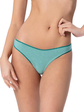 Slip mare donna sbarazzino in lurex verde acqua Naomi