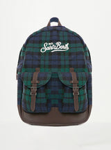 Tartan print backpack