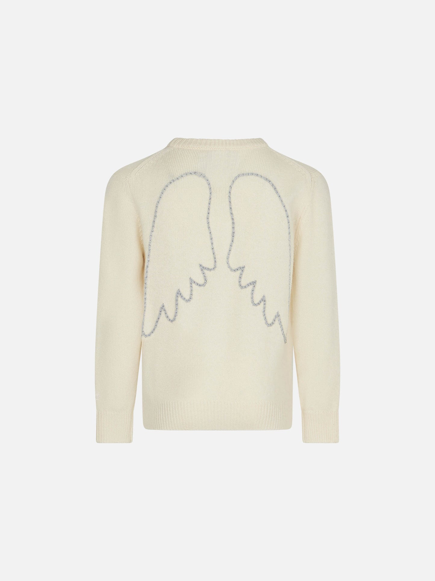 Girl sweater angel wings embroidery - MC2 Saint Barth