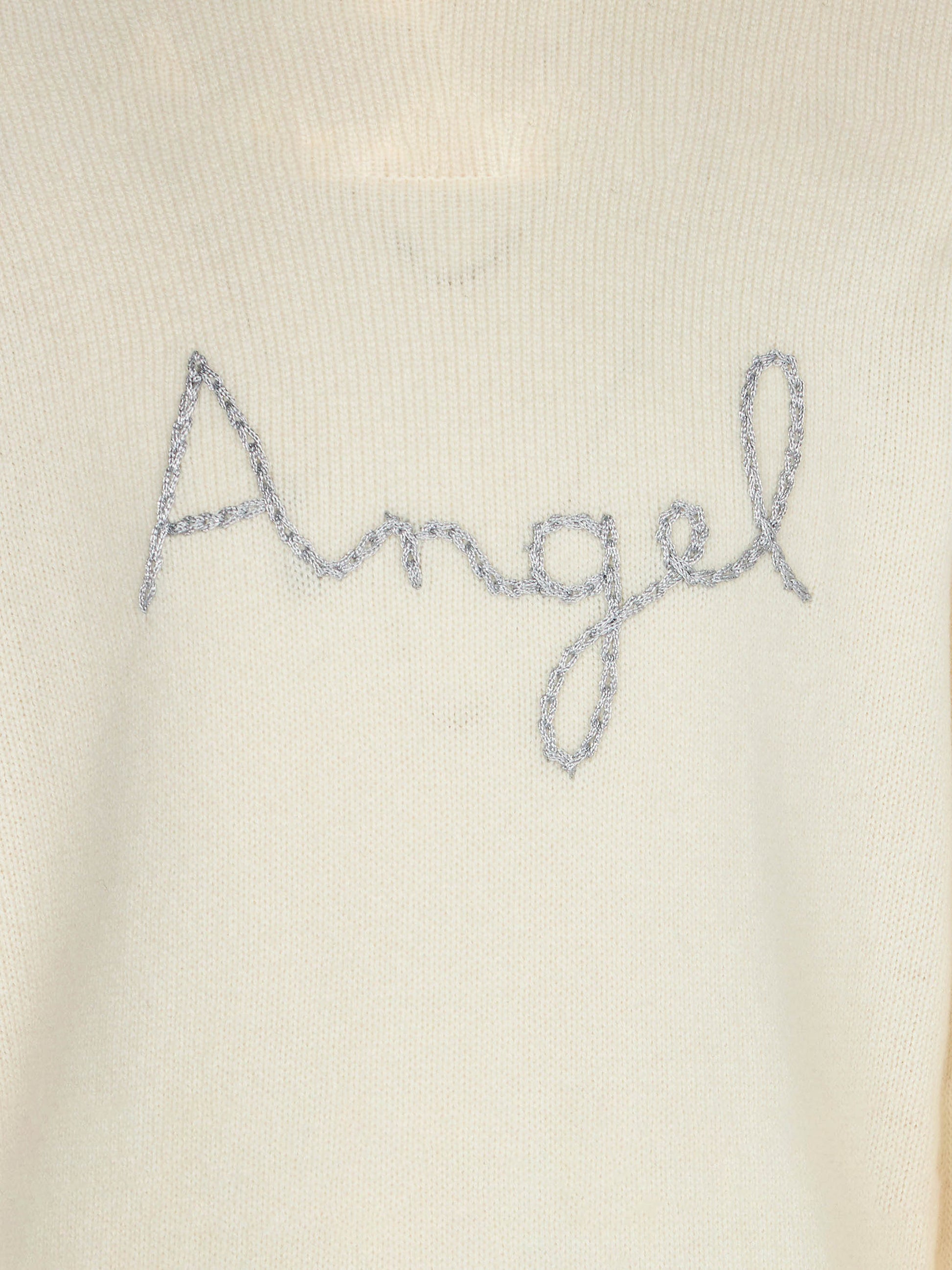 Girl sweater angel wings embroidery - MC2 Saint Barth