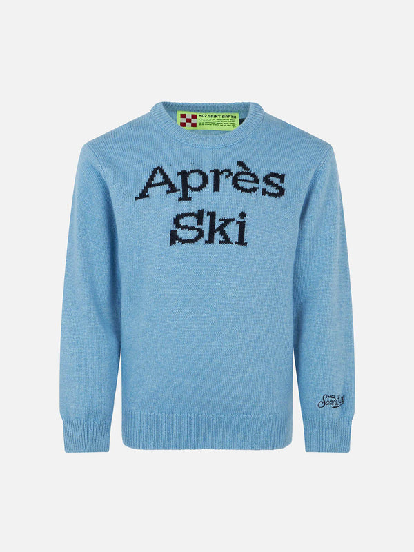 Après Ski boy's light blue sweater