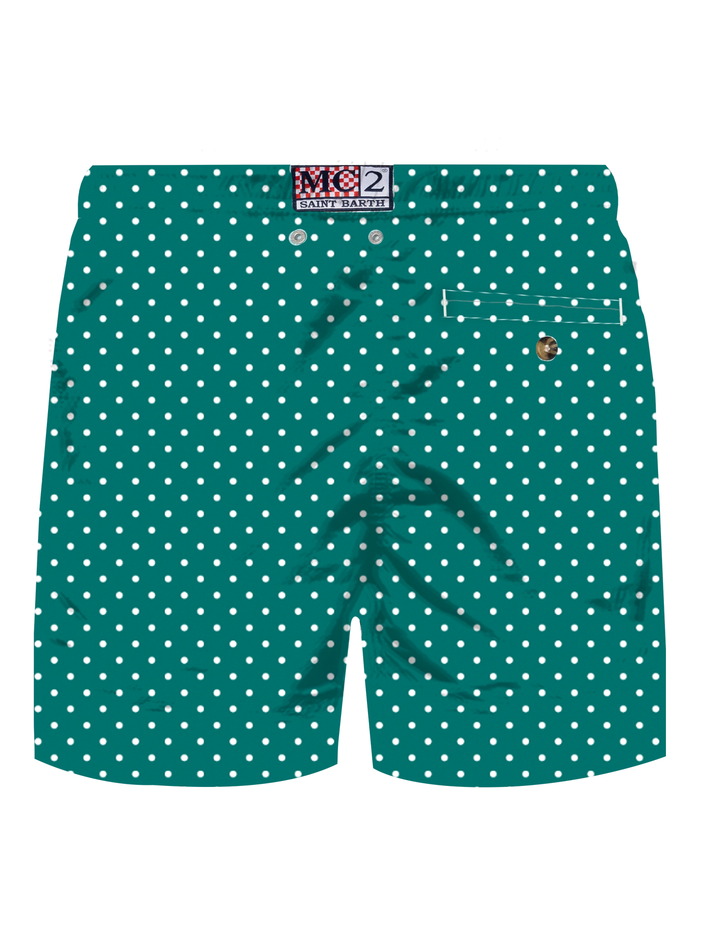 Lighting swim shorts with polka dots print