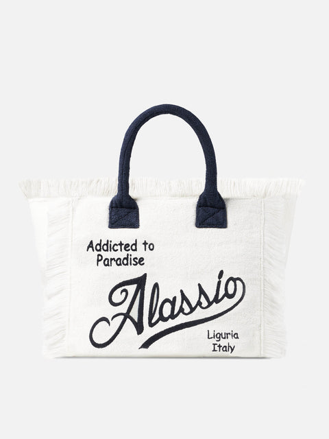 Vanity terry shoulder bag with Alassio embroidery - MC2 Saint Barth