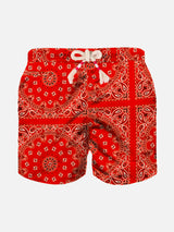 Badeshorts für Jungen mit Bandana-Print