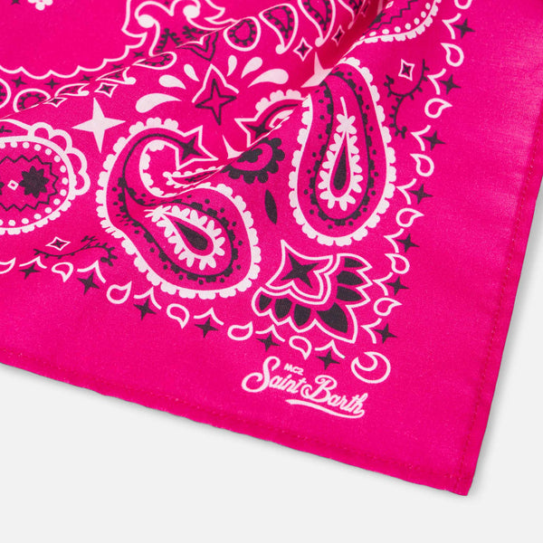 Foulard-Kopftuch in Fuchsia