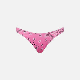 Slip mare sbarazzino da donna con stampa bandana rosa