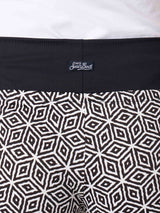 Damen-Strandshorts mit geometrischem Aufdruck