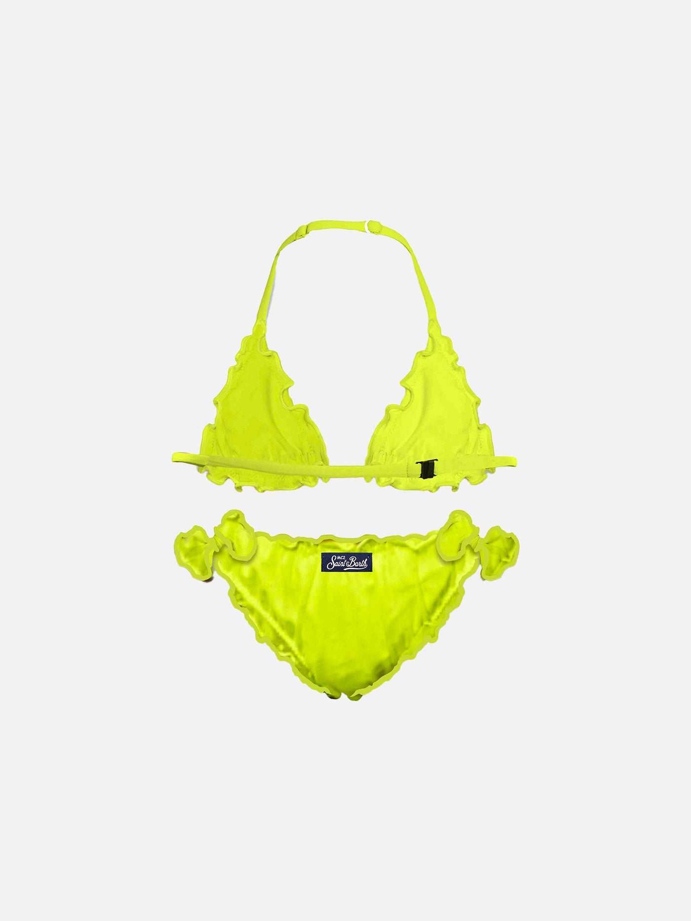 Girl fluo yellow triangle bikini - MC2 Saint Barth