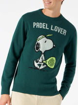 Grüner Herrenpullover mit Snoopy-Aufdruck | SNOOPY – PEANUTS™ SONDEREDITION