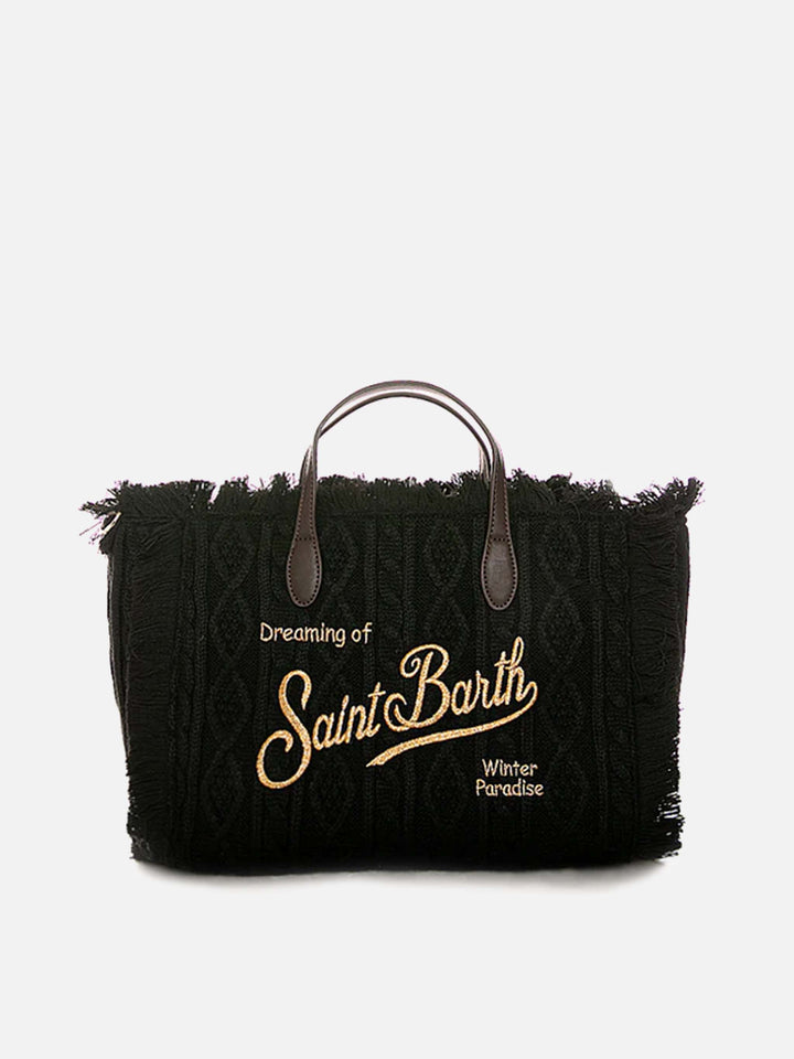 Colette schwarze Trikot-Handtasche
