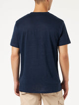 Man linen jersey t-shirt