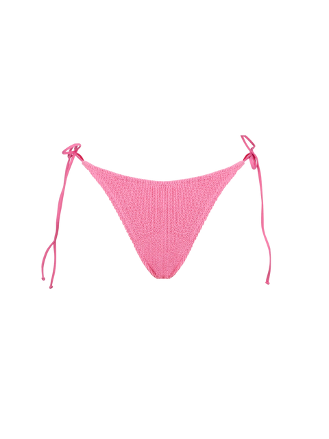 Woman pink crinkle cheeky swim briefs - MC2 Saint Barth