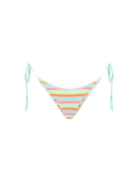 Woman striped crochet swim briefs - MC2 Saint Barth
