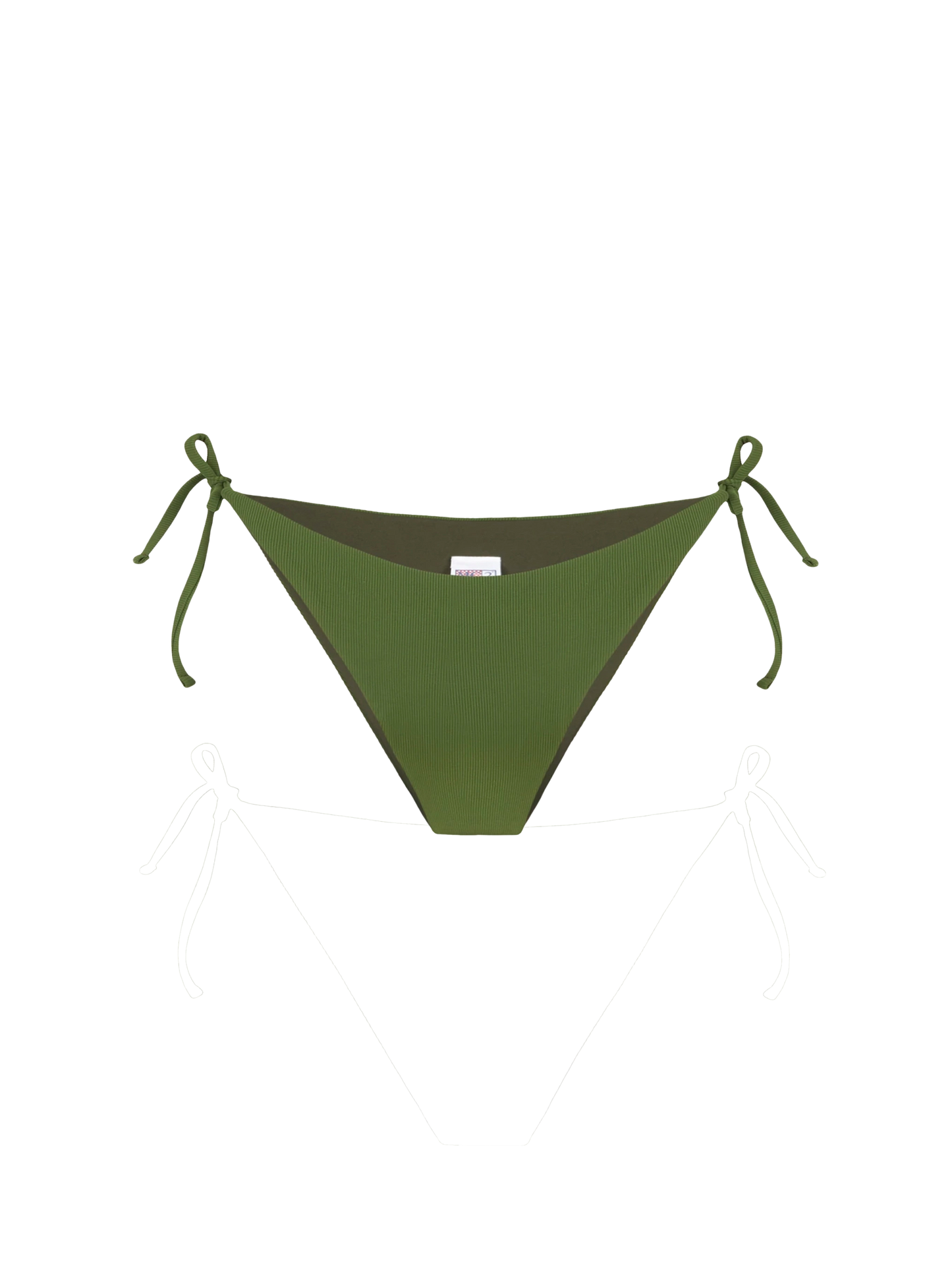 Gerippte Badehose im Military-Stil