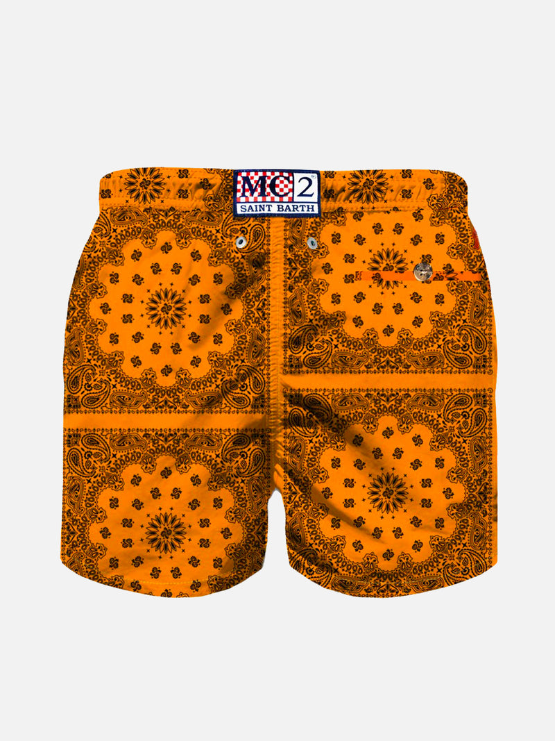 Orange boy swim shorts