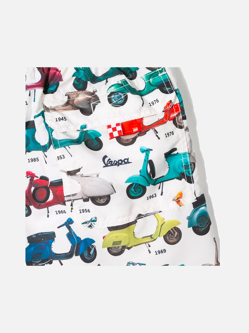 Costume da bagno da bambino stampa Vespa® | Vespa® Edizione Speciale